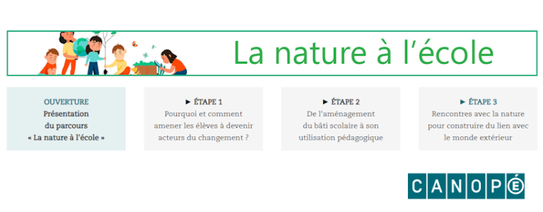 Parcours De Formation à Distance Réseau Canopé “La Nature à L’école ...